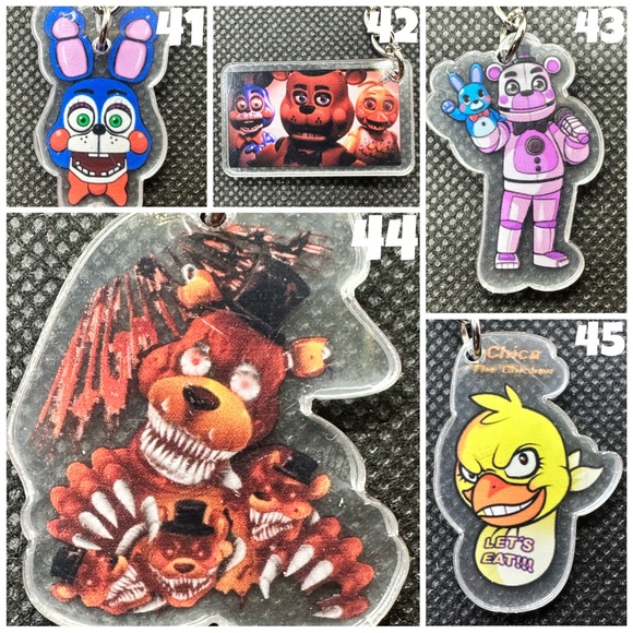 Five Nights At Freddy’s KBK Acrylic Keychains - Picture 8 of 10